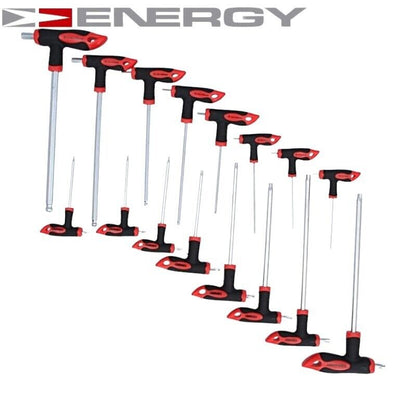 ENERGY Winkelstiftschlüsselsatz Innensechskant Inbus -  Hex/Torx - 16 tlg.