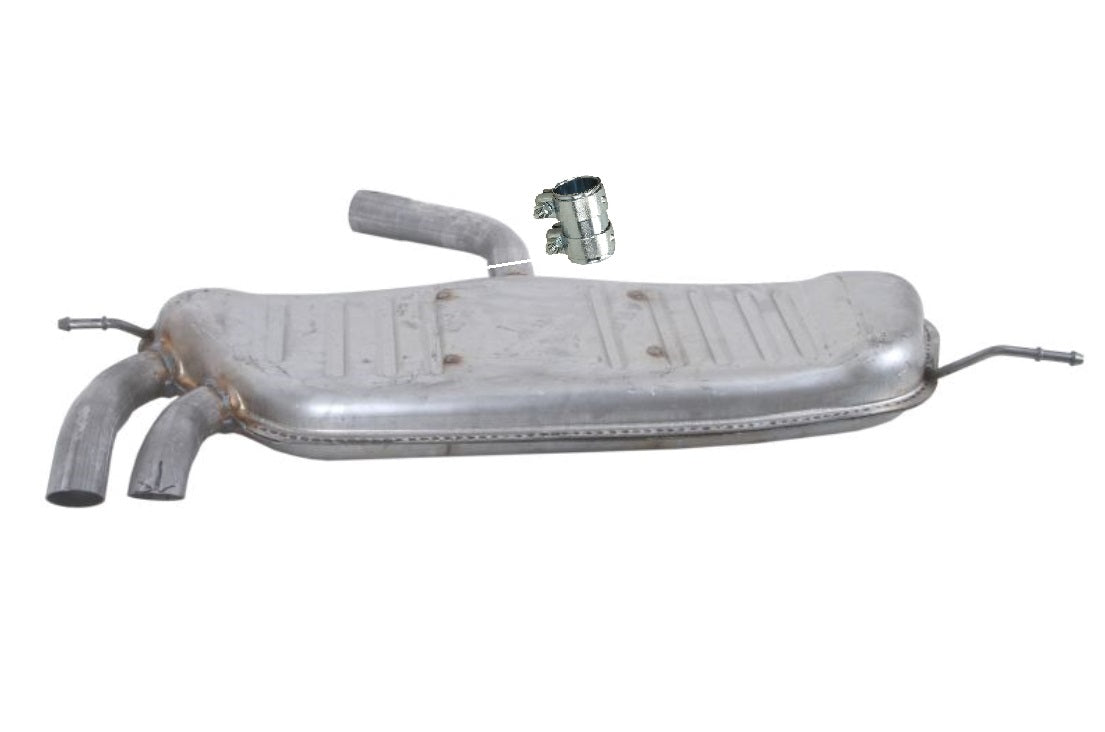 Field silencer Endpuff exhaust at the rear for Audi A3 8p 1.9TDI 105PS BKC BLS BXE