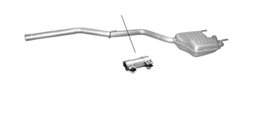 Final silencer Endpuff Exhaust for Mercedes C-Class C250 Turbod W202 S202