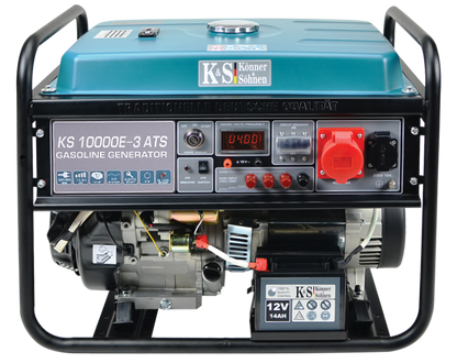Notstromaggregat KS10000E3 ATS Stromerzeuger Generator Benzin 8KW 230V 400V 16A