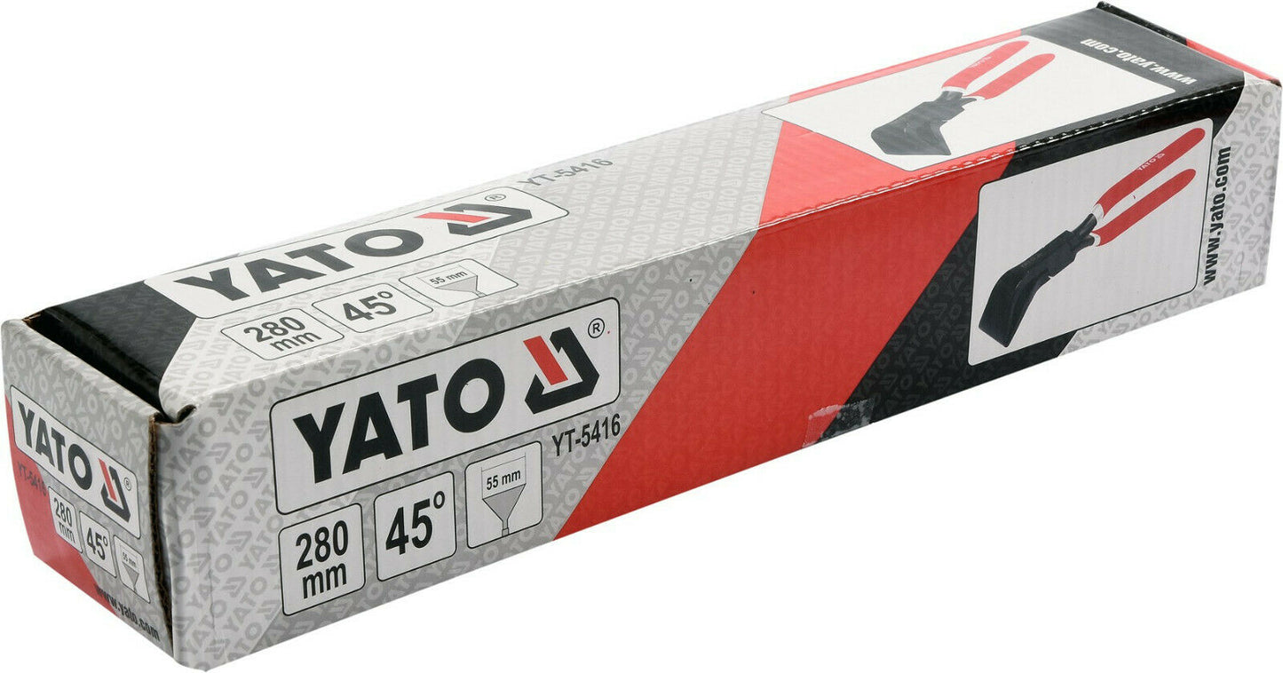 Yato YT-5416 Abkantzange Falzzange gebogen 45° Dachdecker Klempner Biege Zange
