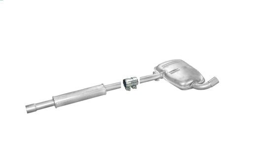 Mittelschalldämpfer + Vorschalldämpfer Mitteltopf Auspuff mitte Seat Toledo I 1L