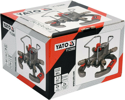 Yato transportabler 4 Fach 16 Bar Druckluftverteiler Druckluftverteilungsregler - Flex-Autoteile