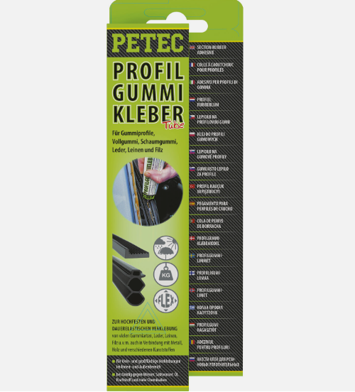 PETEC 93870 Profilgummikleber Klebstoff Kunststoff Türgummi Dichtungen Tube 70ml