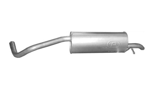 Field silencer Endpuff exhaust for Skoda Fabia Kombi 1.4 86PS 07-2014