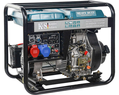 K&S Notstromaggregat 230V 400V Diesel Stromgenerator Notstromerzeuger 6.5kW ATS