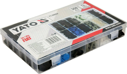 YATO YT-06654 AutoClips for Fiat replacement clips 308stk sorting box fastening clips