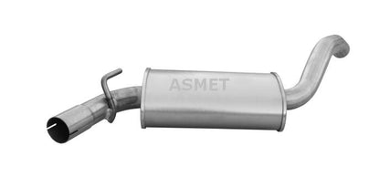 Asmet Mitteltopf Mittelschalldämpfer VW Golf 3 Vento 1,8 ABS ADZ 1,9TD AAZ