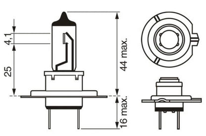 Bosch H7 Glühbirne Glühlampe 12V 55W Scheinwerferlampe Halogen Auto PKW Motorrad