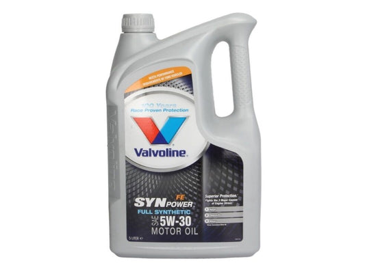 5L Valvoline Synpower FE Synthetic 5W-30 Motoröl Ford Renault Fiat A1/B1 A5/B5