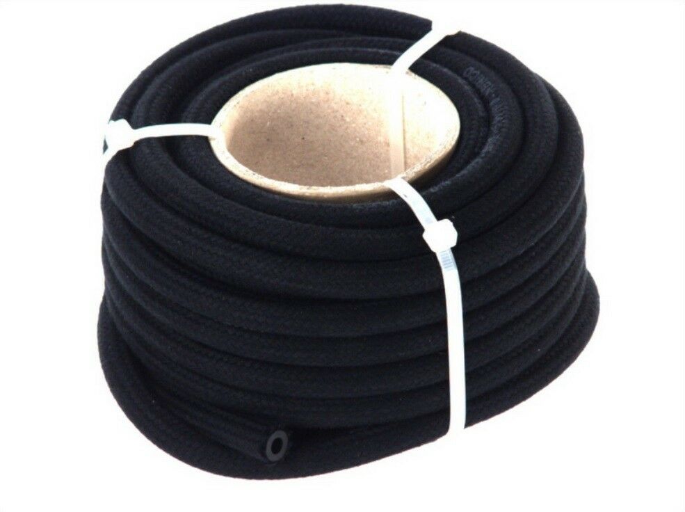 10m roll of 3.5mm fuel hose fuel hose line fabric hose black