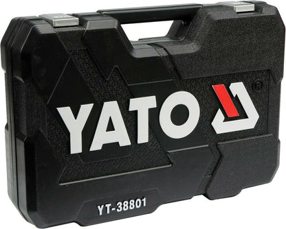 YATO YT-38801 Steckschlüssel Satz 120-tlg. Werkzeugkoffer Ratsche Werkzeugset