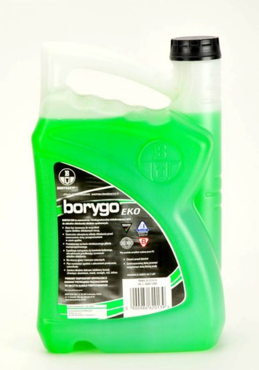 Cooler frost protection cooling fluid 5l liter green eco up to -35 ° C