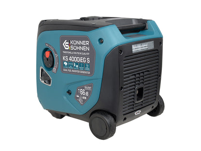 Notstromaggregat KS4000iEGS Inverter LPG Stromerzeuger Generator 4KW GAS+Benzin