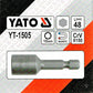 Yato YT-1505 Stecknuss Magnetisch 6mm Steckschlüssel 6-Kant Nuss Bit 1/4" - Flex-Autoteile