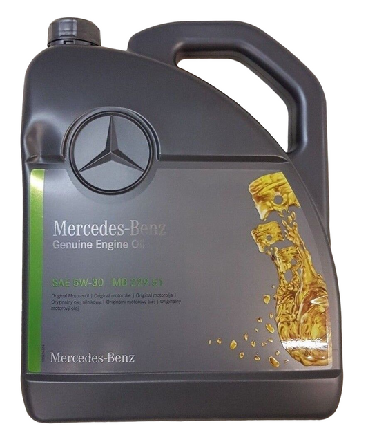 5L ORIGINAL OE 5W30 MERCEDES SYNTHETIC MOTORÖL 229.51 A000989940213ALEE