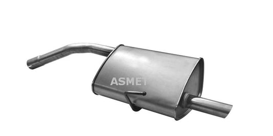 Asmet rear silencer muffler exhaust for Alfa Romeo 156 2.5 V6 1.9 2.4 JTD