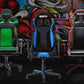 Sparco Gaming Stuhl ICON 00998NRRS Rot/Schwarz Büro Computer Sessel Racing look