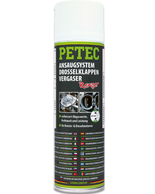 PETEC 72450 Ansaugsystem- & Drosselklappenreiniger Vergaserreiniger AGR 500ml