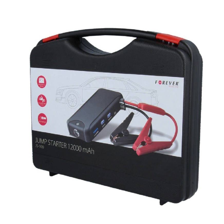 KFZ Batterie Starter JS-100 Power Bank USB Ladegerät 12000mAh Autobatterie Lader