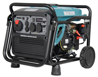 KS Notstromaggregat Benzin Inverter Stromerzeuger Generator 4KW 2x 230V 16A 50Hz - Flex-Autoteile