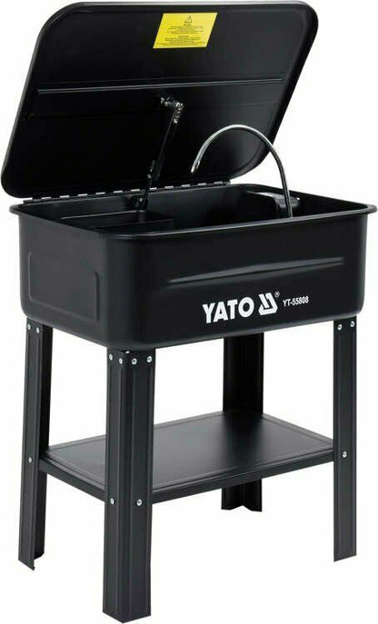 Yato Teilewaschgerät Pumpe Reiniger 80L Werkstatt Waschtisch Teilereiniger 10l/m