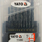 Yato YT-4462 Spiralbohrer SET 19tlg Metallbohrer Satz HSS Stahl 1-10mm - Flex-Autoteile