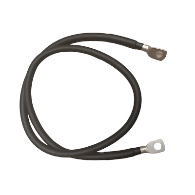 Massekabel 60cm 16mm² M8 Kupfer Masse Strom Minuspol Leitung Schwarz schraubbar