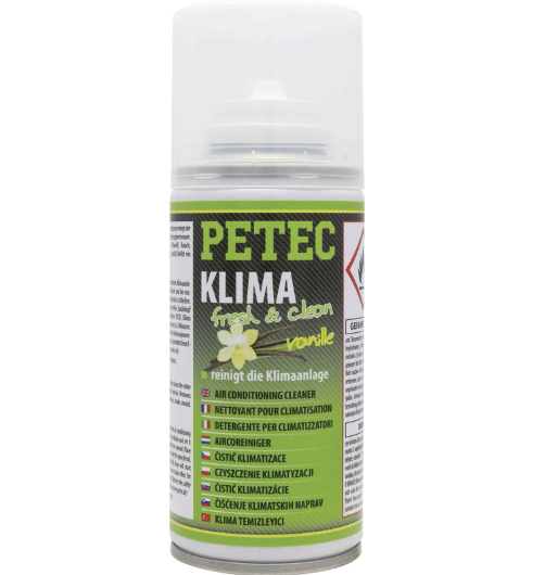 PETEC 71470 Klima fresh & clean Vanille Klimaanlagenreiniger Geruchsentfernung