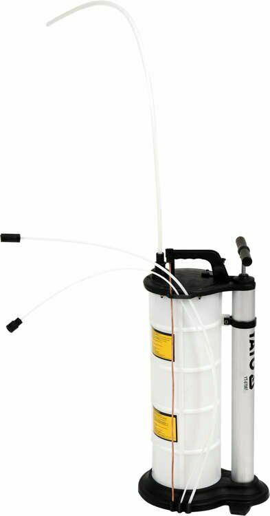 YATO Ölabsauggerät Ölabsaugpumpe 9L Umfüllpumpe Handpumpe Motor Öl Getriebeöl