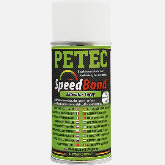 PETEC 93515 SpeedBond Aktivator-Spray Aushärtebeschleuniger Klebstoff 150ml