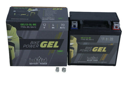 Intact gel motorcycle battery 12V 4AH 70A for Peugeot Aprilia YTX5L-4 YTX5L-BS
