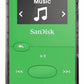 SanDisk Clip Jam 8GB MP3 Player Grün Digital LCD Bildschirm Miniclip Musik - Flex-Autoteile