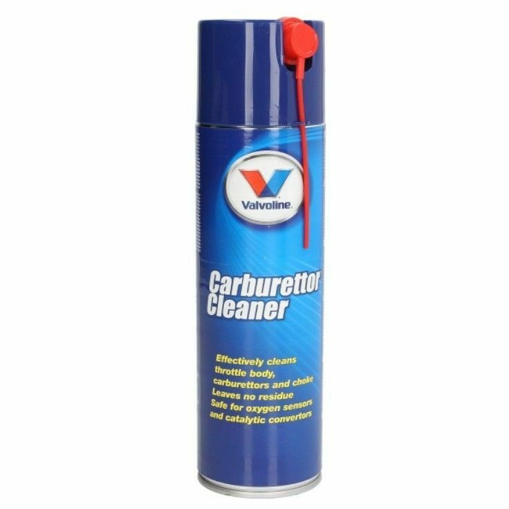 Valvoline 0.5l carburetor cleaner spray throttle flap Carbu Cleaner car motorcycle