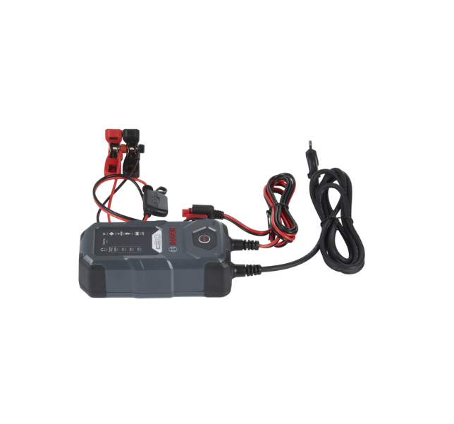 BOSCH C30 elektronisches Ladegerät 6V 12V Batterieladegerät Kfz Boot 1,2-120Ah