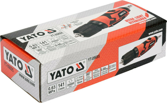 Yato YT-09695 Stab drilling machine compressed air Mini drilling machine 6 mm drilling