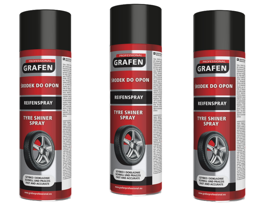 3x Reifenpflege Spray Reifenreiniger Reifen Gummi – Flex-Autoteile
