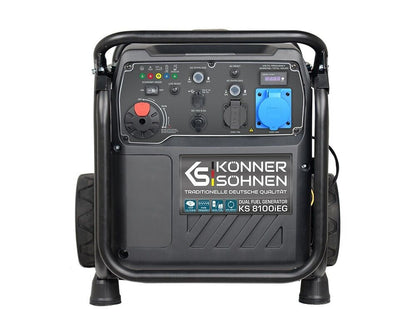 Notstromaggregat KS8100iEG Inverter LPG Stromerzeuger Generator 8KW GAS+Benzin