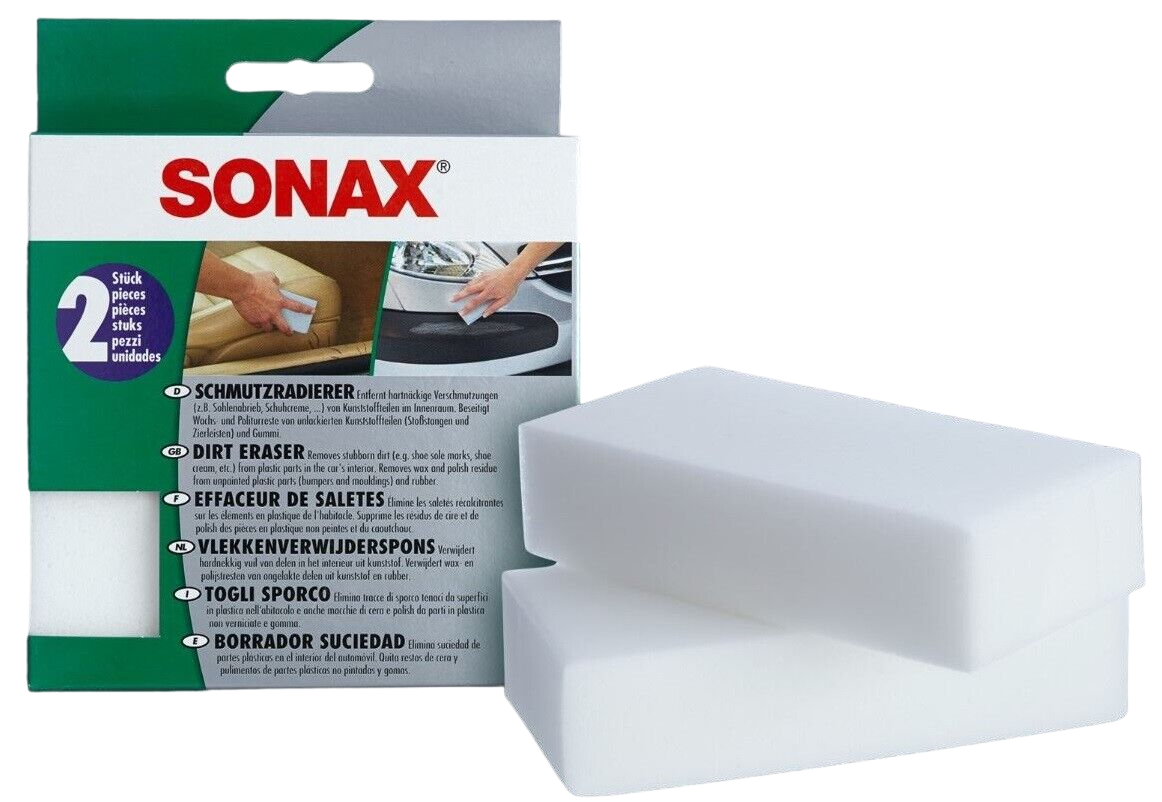 SONAX SchmutzRadierer Spezialschwamm gegen hartnäckige Verschmutzungen