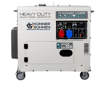 K&S emergency power unit 230V 400V diesel electricity generator emergency power generator 7.5kW ATS