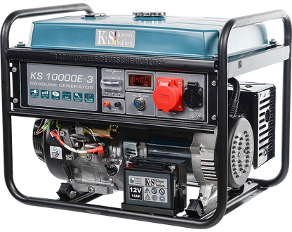 Notstromaggregat KS10000E3 Stromerzeuger Generator Benzin 8KW 230V 400V 16A