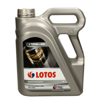 4 Liter Öl LOTOS Semisyntetic 10W 40 Motoröl Motoroel Motoroil Mercedes VW Seat