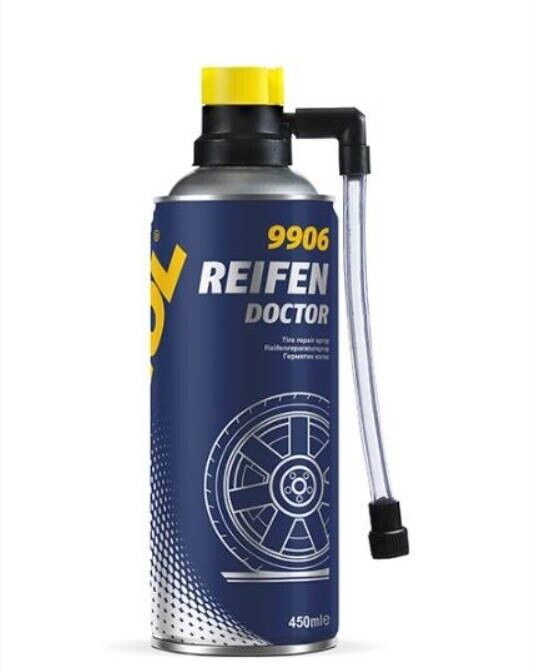 Mannol 9906 Reifendicht Reifenfix Reifenreparatur-Spray Pannenhilfe Pannenspray