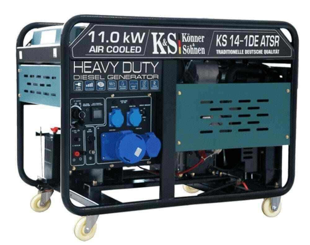 K&S emergency power unit 230V 63a diesel electricity generator emergency power generator 11kW ATS