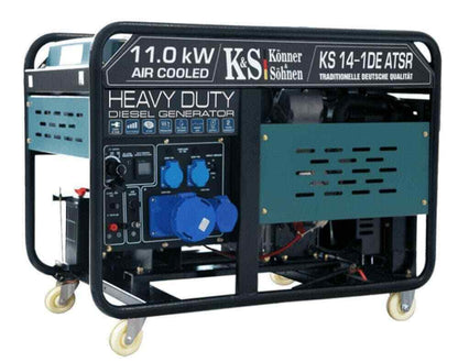 K&S Notstromaggregat 230V 63A Diesel Stromgenerator Notstromerzeuger 11kW ATS