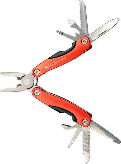 Yato YT-76040 Multifunktionswerkzeug faltbar Taschenmesser Zange Messer Säge - Flex-Autoteile