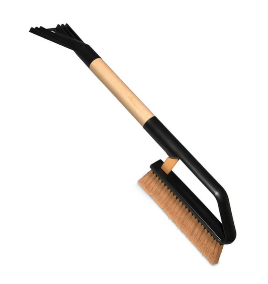 Eiskratzer Schneebesen 55cm Holzgriff Scheibenenteiser Scheibenkratzer Schaber