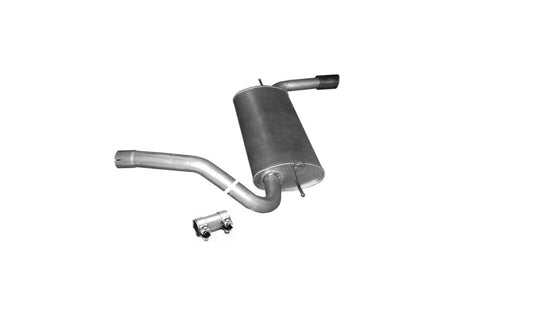 Field silencer Endpuff exhaust behind Ford Focus 1.6 Eco Boost 2010 - 2020