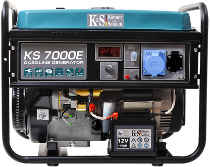 KS7000E Stromerzeuger Generator Benzin 13PS Notstromaggregat 5,5kW 230V 16A 32A