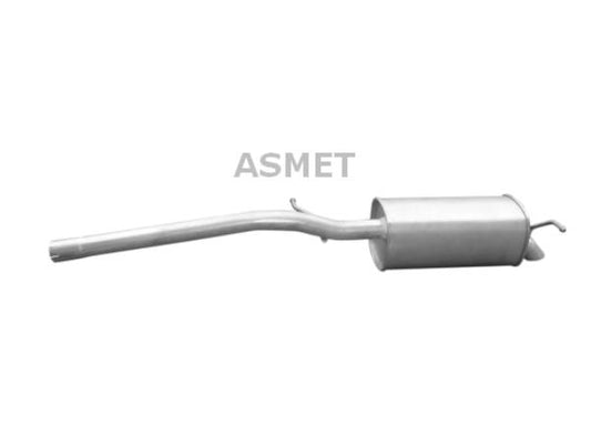 Asmet rear muffler rear exhaust VW Caddy 1.9 2.0 TDI 16V 04-12